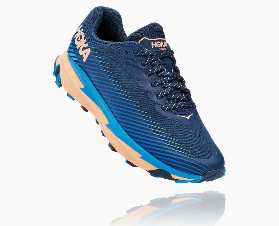 Tenis Trail Hoka One One Feminino Azuis - Torrent 2 - 936-DUXICQ